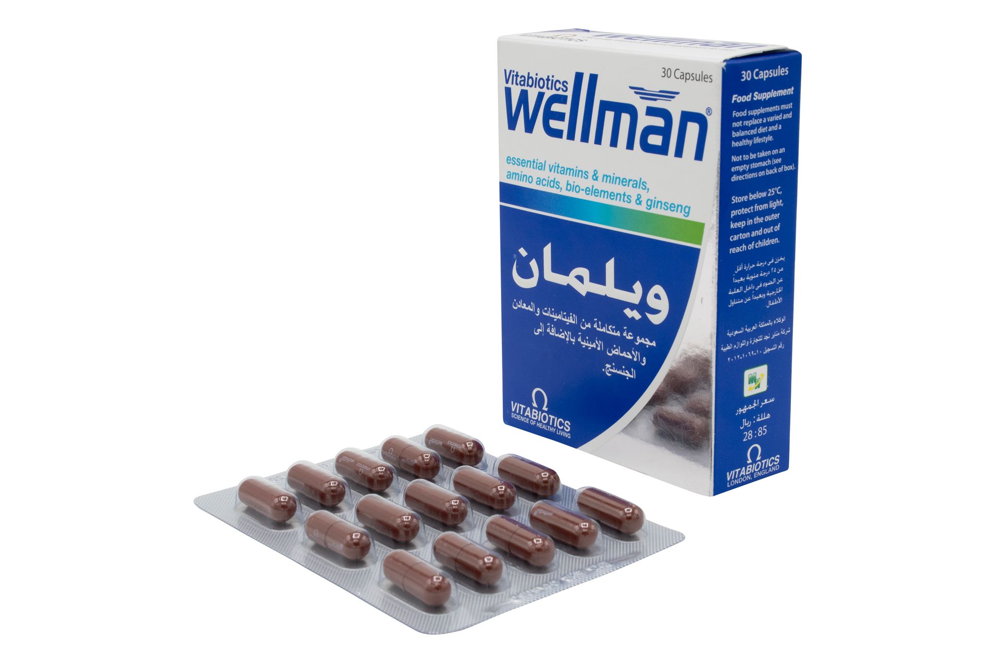 Wellman Health Vitality Energy Release 30 Caps