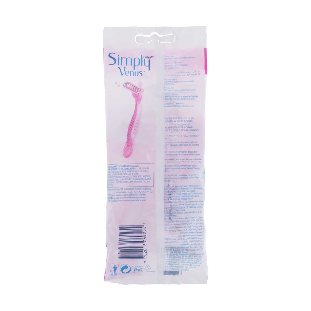 Disposable Razor Venus3 4Pcs