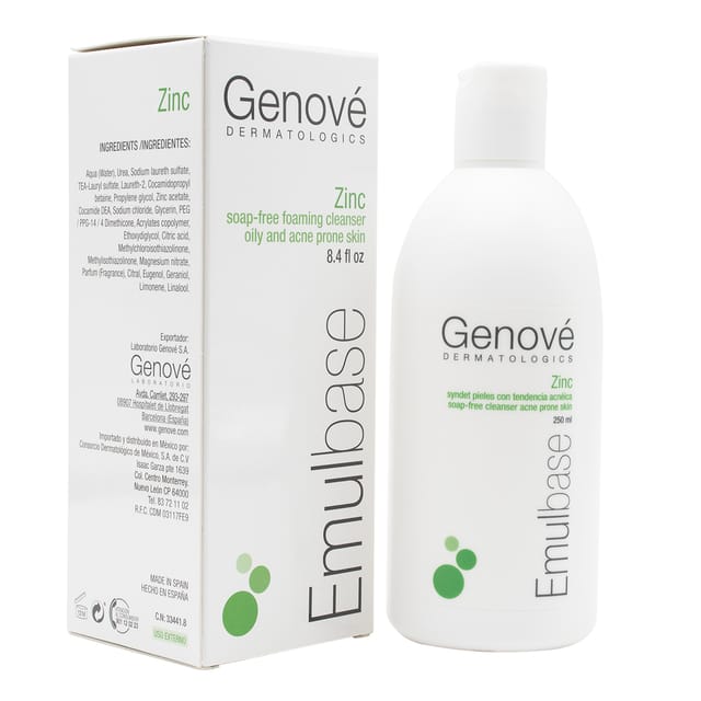 GENOVE Emulbase  Zinc Cleanser