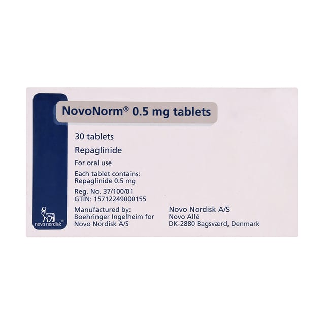 NOVONORM Novonorm 0.5mg 30 Tab