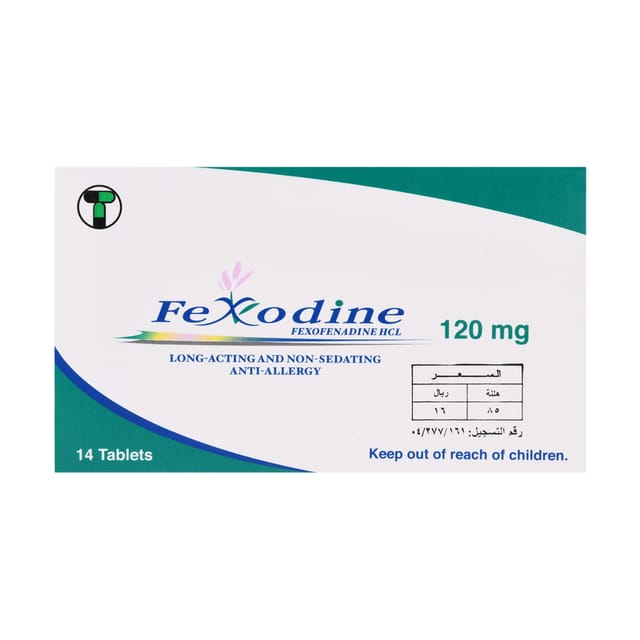 Fexodine 120mg 14 Tab