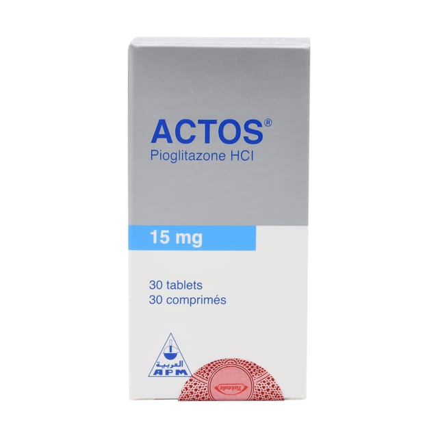 Actos 15mg 30 Tab