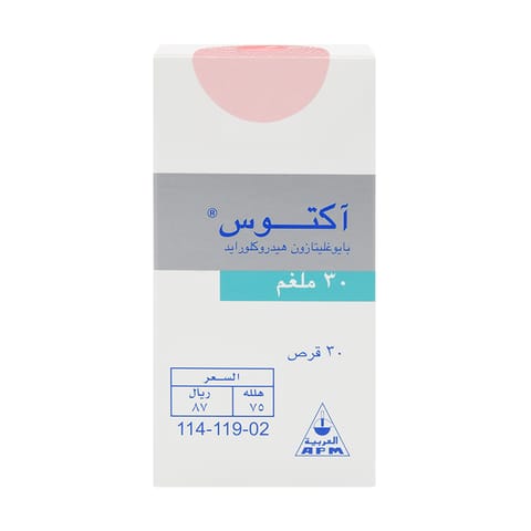 Actos 30mg 30 Tab