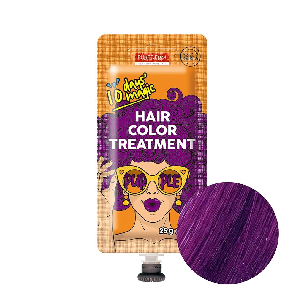 PUREDERM HAIR COLOR TREATMENT PURPLE