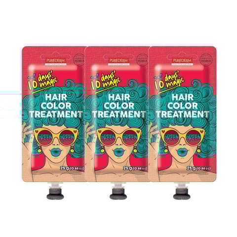 PUREDERM HAIR COLOR TREATMENT GREEN