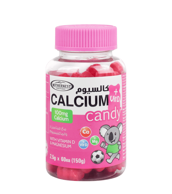 Calcuim + Vitamin D 60 Pcs-Sugar Free