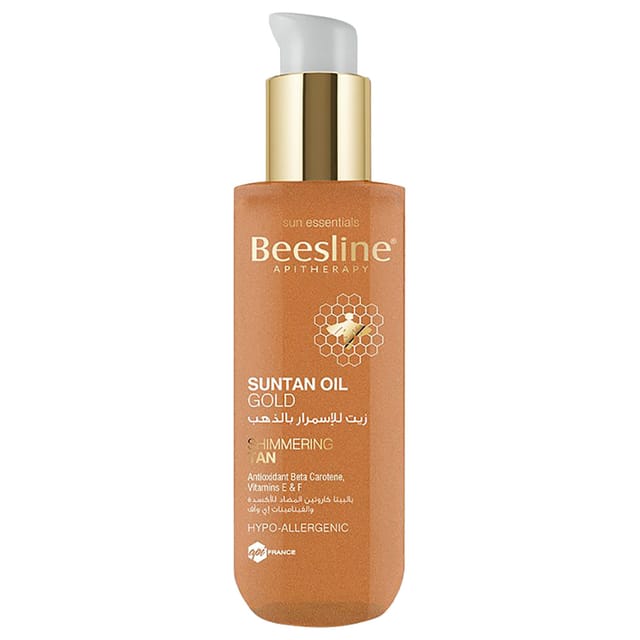 BEESLINE Suntan Oil Gold Shimmering Tan 200 ml