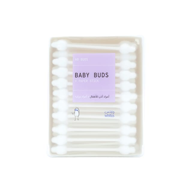 Baby Cotton Stick Buds 60 Sticks