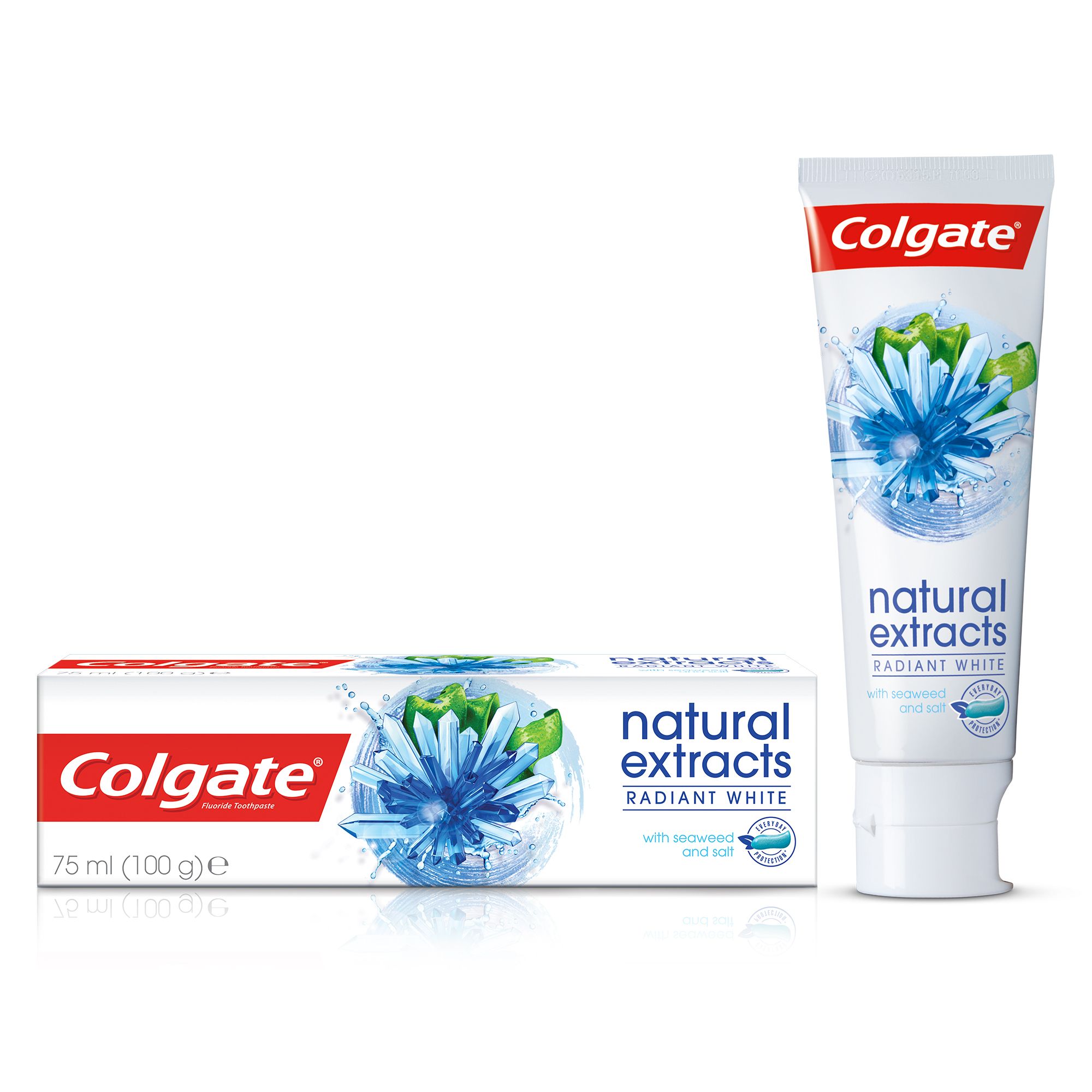 Natural Extracts Radiant White with Seaweed and Salt Toothpaste 75ml