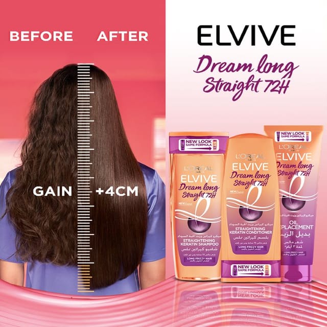 Dream Long Straight Shampoo, 600ml