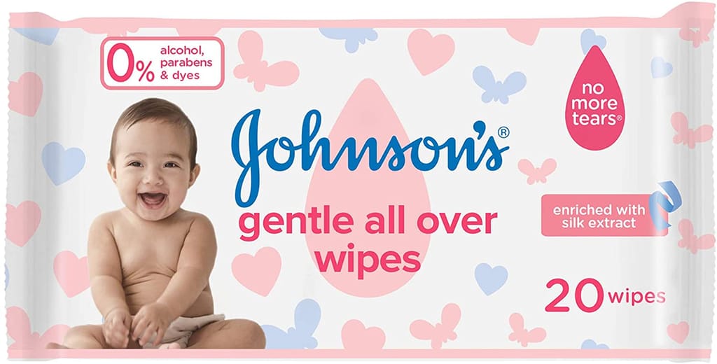 Gentle All Over Wipes 20 Wipes