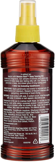 Banana Boat Deep Tanning Oil Spf 2-236 ml