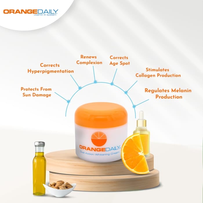 ORANGE DAILY Dual Action Whitening Cream- 57gm