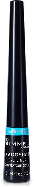 Rimmel Exaggerate Waterproof Liquid Eyeliner  003 Black