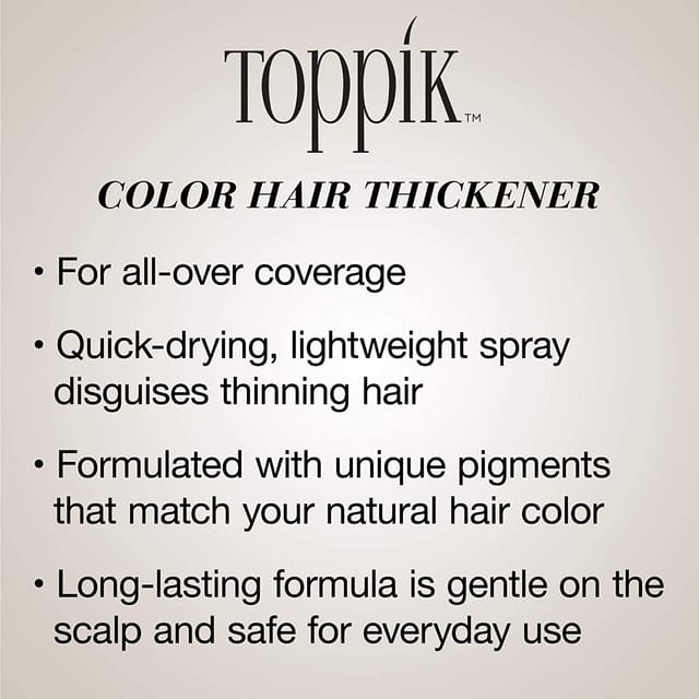 Colored Hair Thickener, Medium Brown