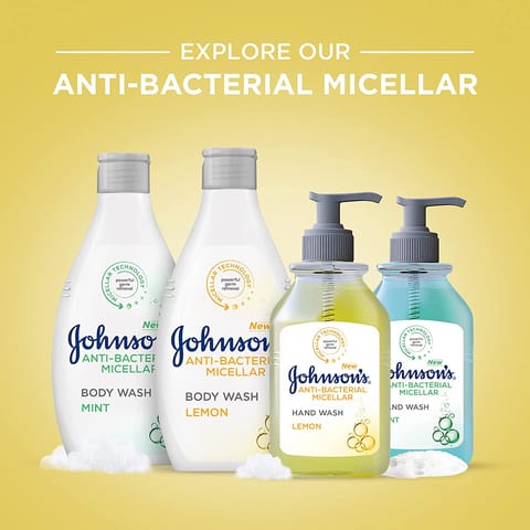 Body Wash, Anti-Bacterial Micellar, Lemon, 400 ml