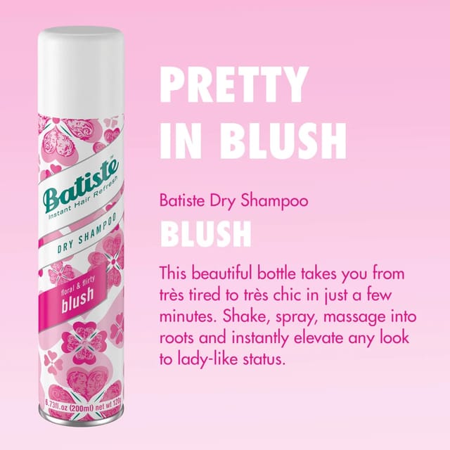 Floral And Flirty Blush Dry Shampoo 200Ml