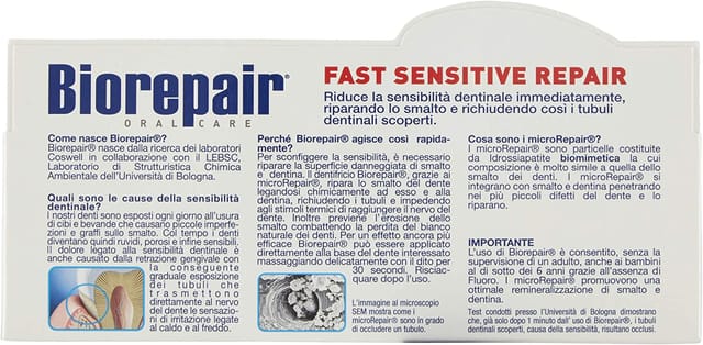 Fast Sensitive Repair Toothpaste (Non Fluoride) 75Ml