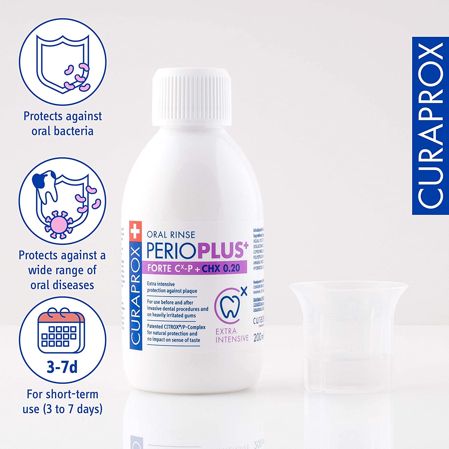 Curaprox Perio Plus Fort 0.20% Mouthwash 200ml