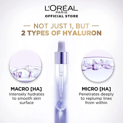 Loreal Paris Hyaluron Expert Replumping Serum with Hyaluronic Acid - 15ml