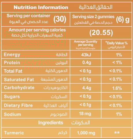 Mothernest Turmeric 1000 Mg 60 Pcs