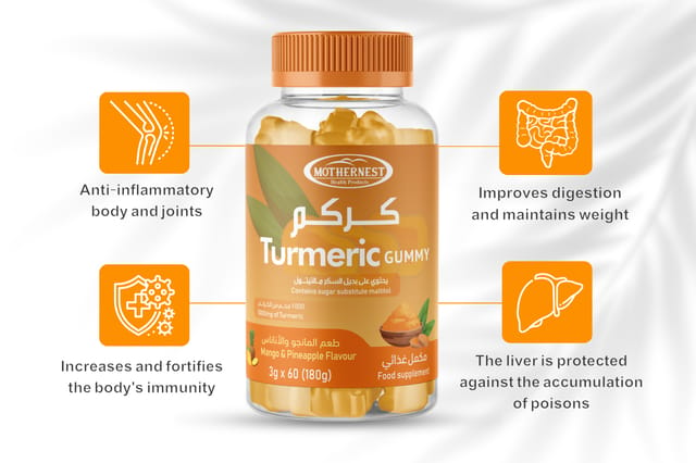 Mothernest Turmeric 1000 Mg 60 Pcs