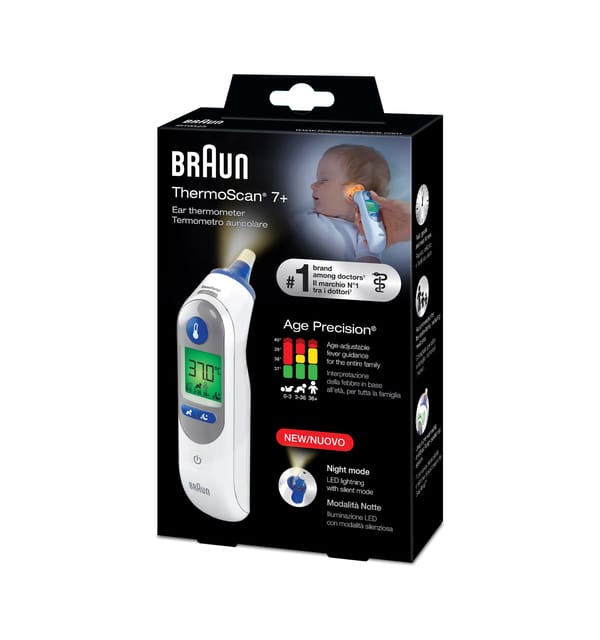 Thermoscan 7 Ear Thermometer With Age Precision Irt6520