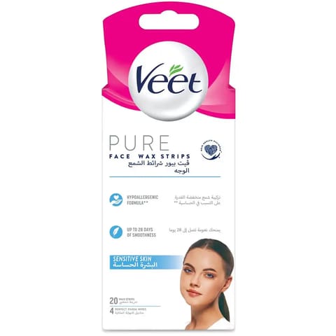 Veet Pure Cws Sensitive Face 20Pcs