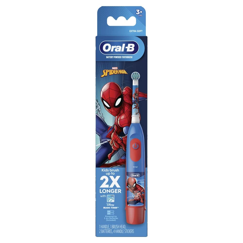 Oral B Battery Powered Tooth Brush Spiderman