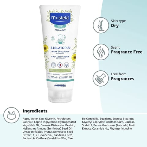 Mustela Stelatopia+Lipid-Rep Cream 150Ml