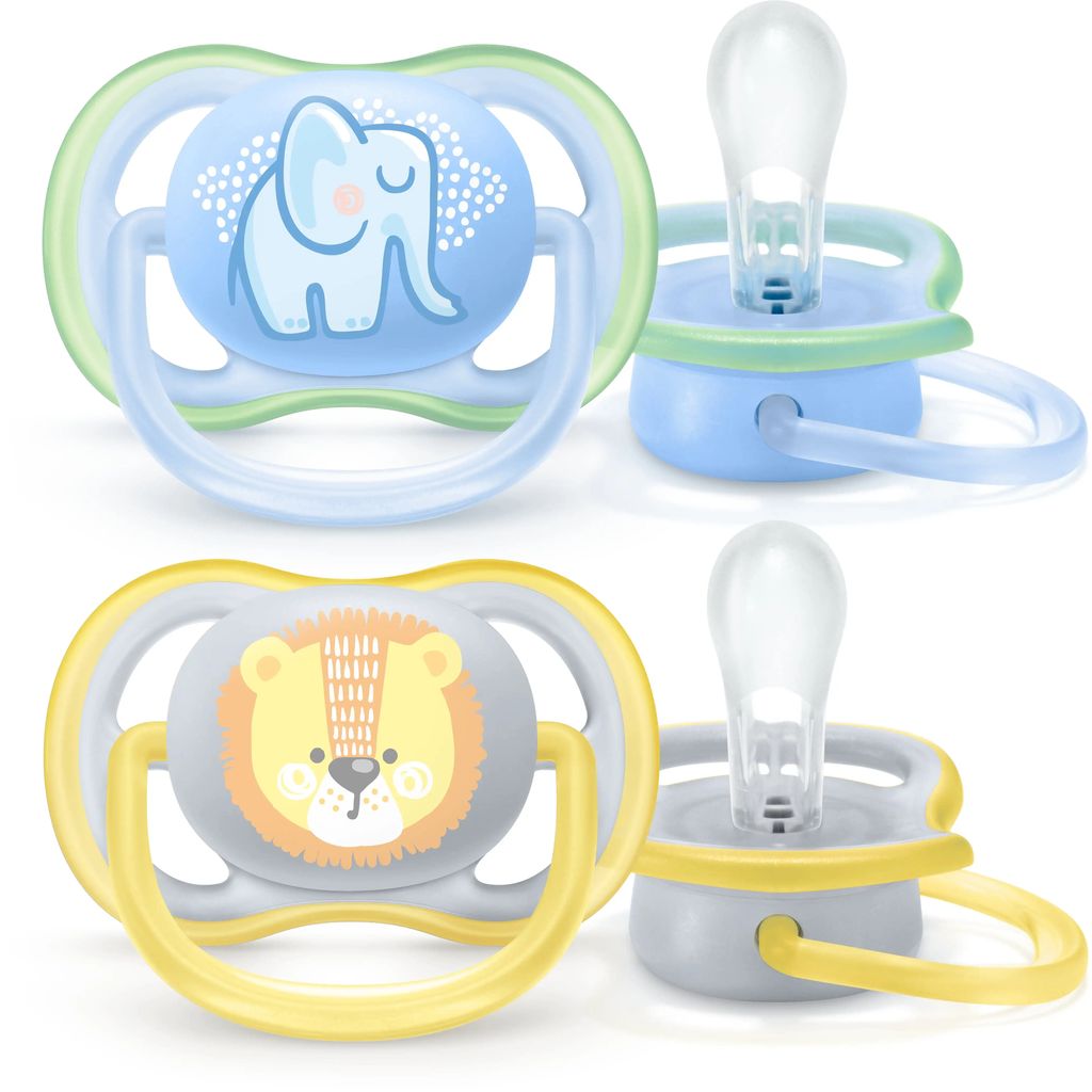 Avent Ultra Air Freeflow Soother, Deco Version, 0-6m