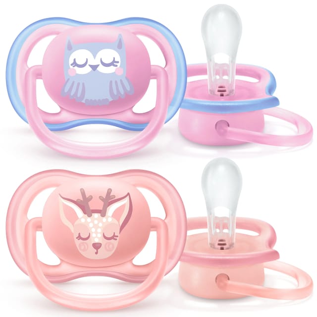 Avent Ultra Air Freeflow Soother, Deco Version, 0-6m