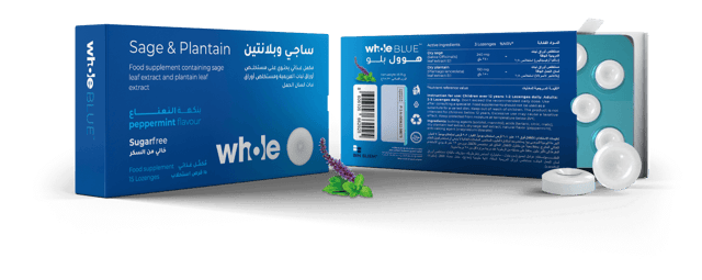 Whole Blue Sage&Plantin 15 Lozenges