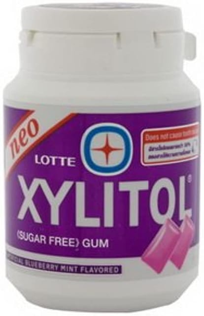 Lotte Xylitol Blueberry Mint 58 G