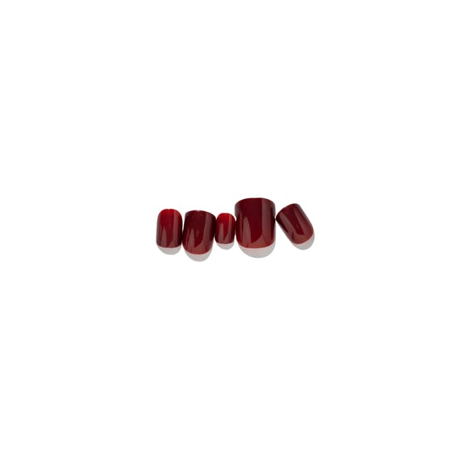 Loca Nails Natural Shape 11 Deep Red