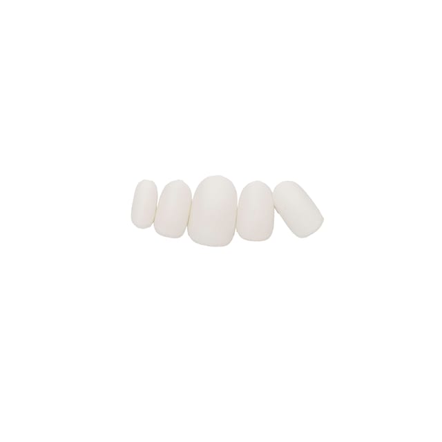 Loca Nails Oval Shape 12 White Matte