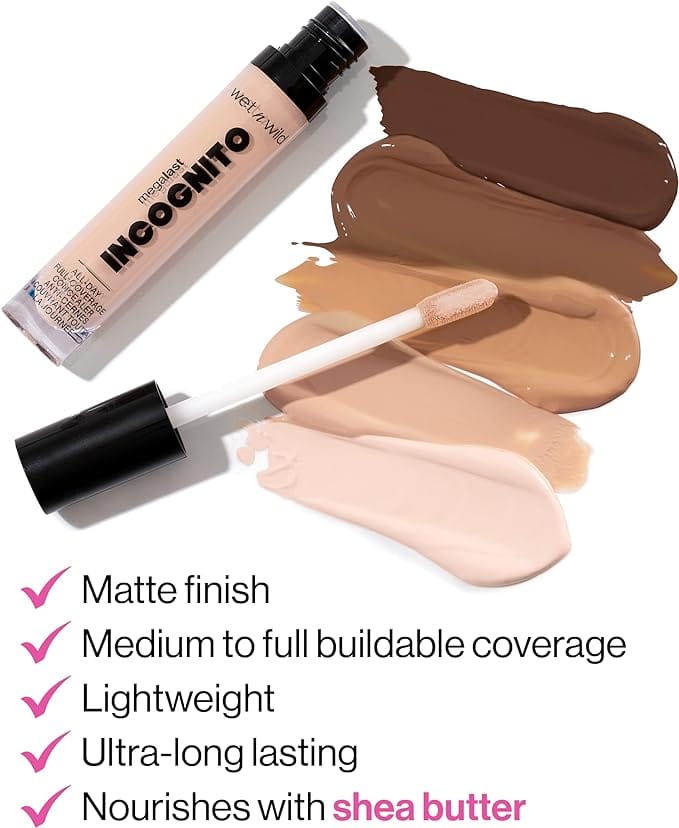 WnW Incognito Concealer# 900 Light Honey