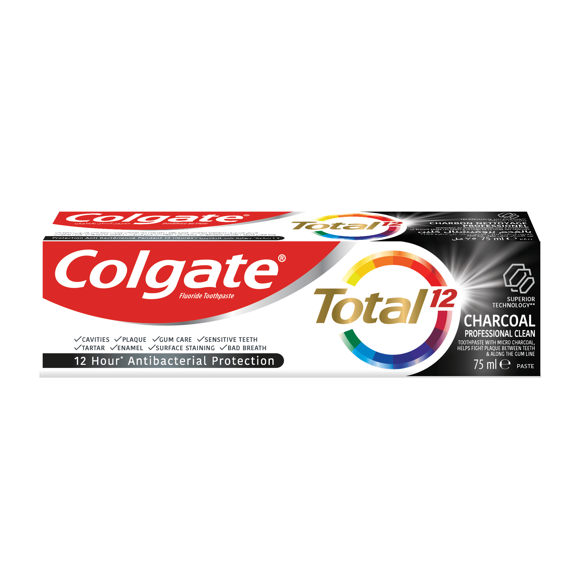 Colgate Tp Total Charcoal Prof Clean75Ml