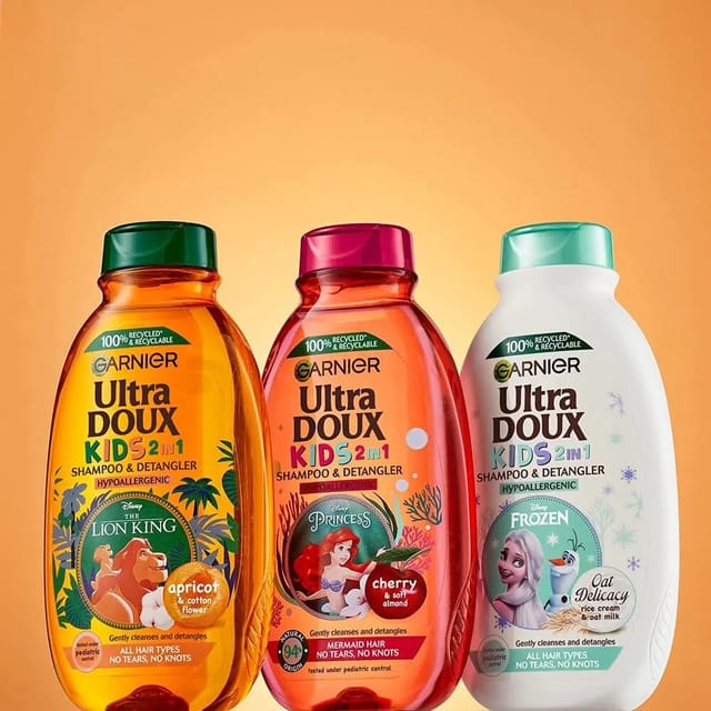 Ultra Doux Kids 2n1 Cherry Det Shampoo