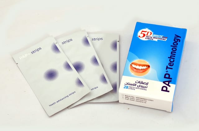 5D White Plus Teeth Whitening Strips 28