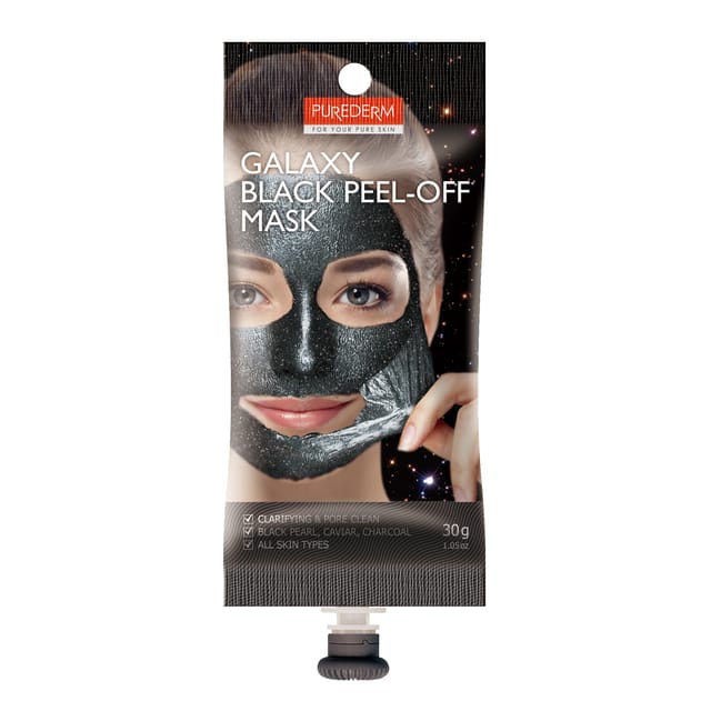 Purederm galaxy black peel-off mask