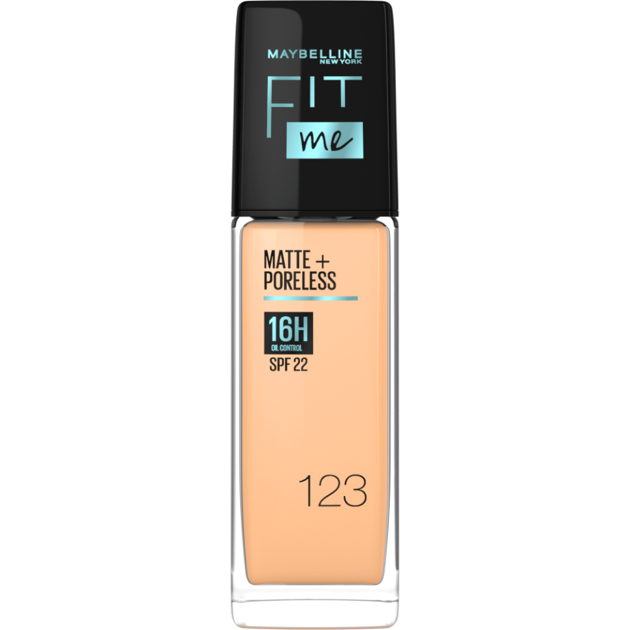 MB Fit Me Matte Poreless Foundation# 123