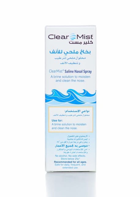 Clear Mist Saline Nasal Spray 44 ML