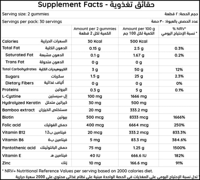 جلووى ستار حلوى الزنك للشعر و الأظافر