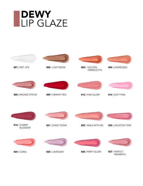 Flormar Dewy Lip Glaze 001- Wet Lips