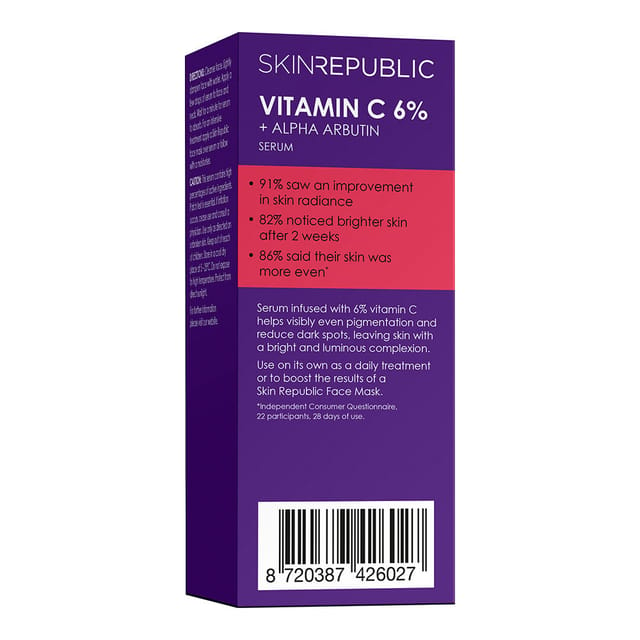 Vitamin C 6% + Alpha Arbutin Face Serum 30ml