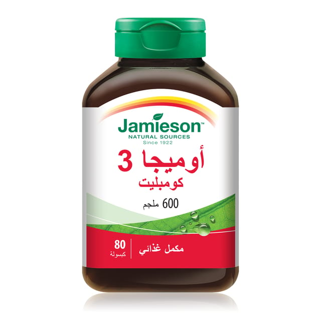 Jamieson Omega 3 Complete 600 mg 80 Softgels