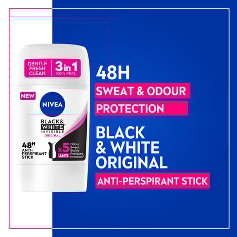 Nivea Lady Deo Stick Black & White 50Ml