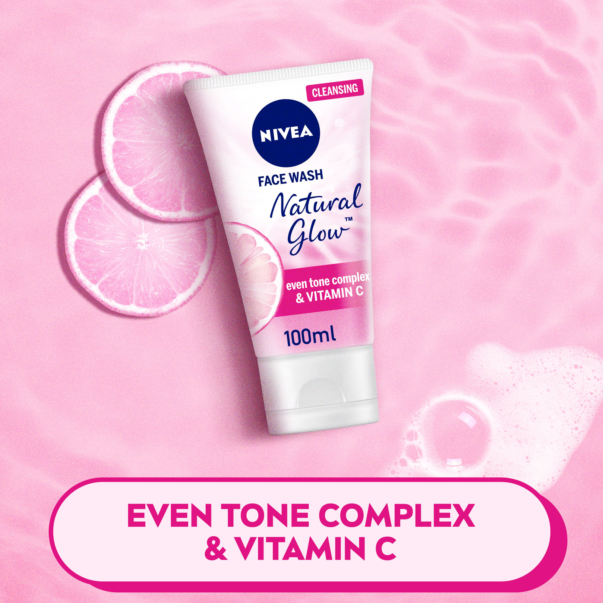 NIVEA Natural Fairness Face Wash 100 ml