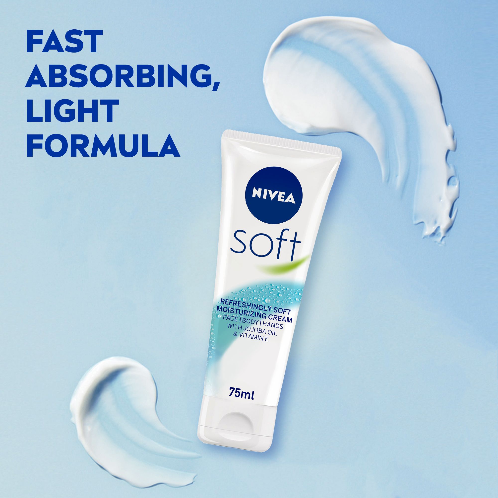 Soft Refreshingly Soft Moisturizing Cream Tube 75 ml